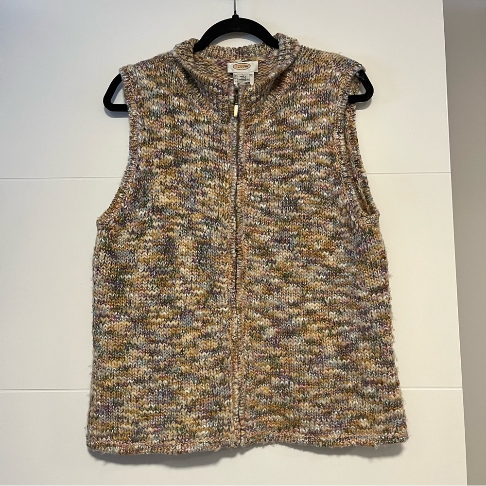 Talbots | Knit Zip Up Vest